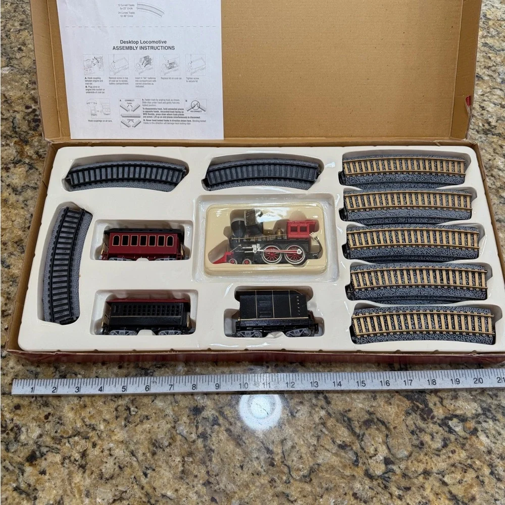 Restoration Hardware Red and Black Classic Holiday Train Box